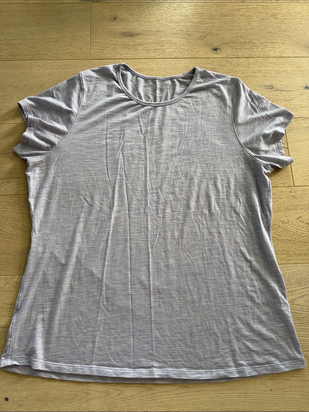 Woolx Tee Shirt Women's Size 2X Crew Neck Short Sleeve Merino Wool Blend